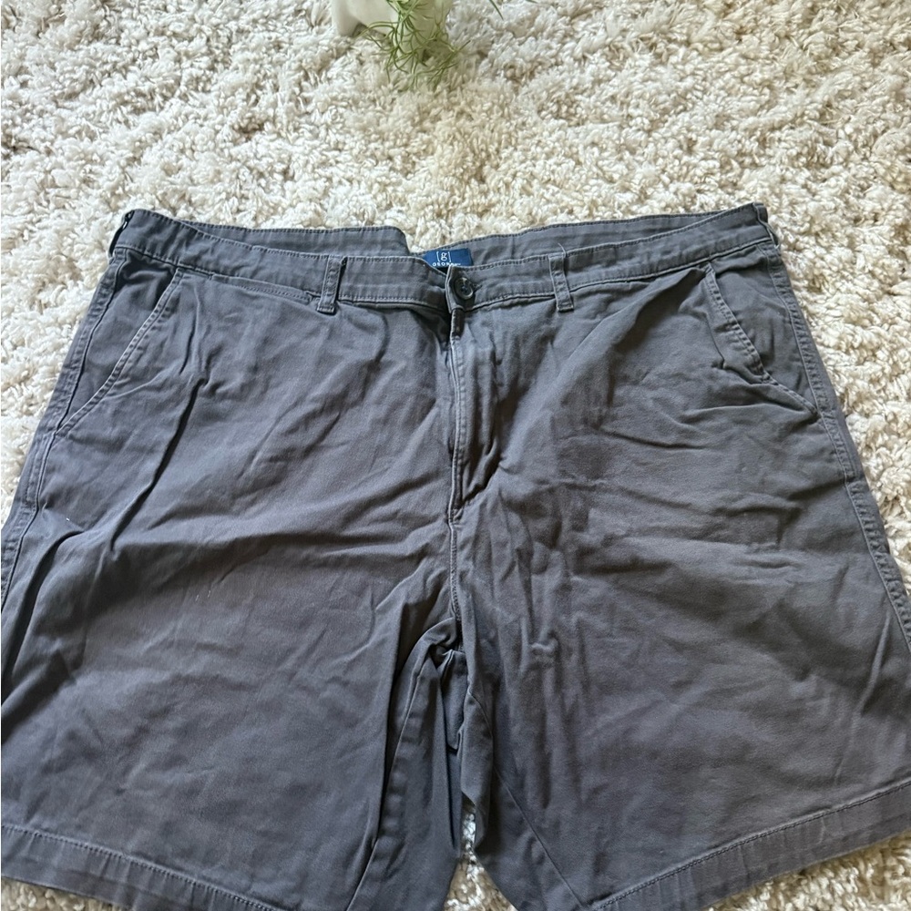 George Men's Charcoal Flat Front Shorts